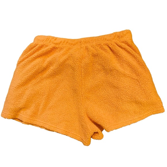 ⭐️ HELLO MOLLY Orange Burning Up Fuzzy Shorts - Picture 5 of 7
